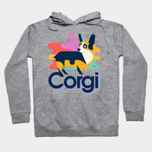 Corgi Retro Dog Owner Pembroke Welsh Corgi Funny Corgi Hoodie